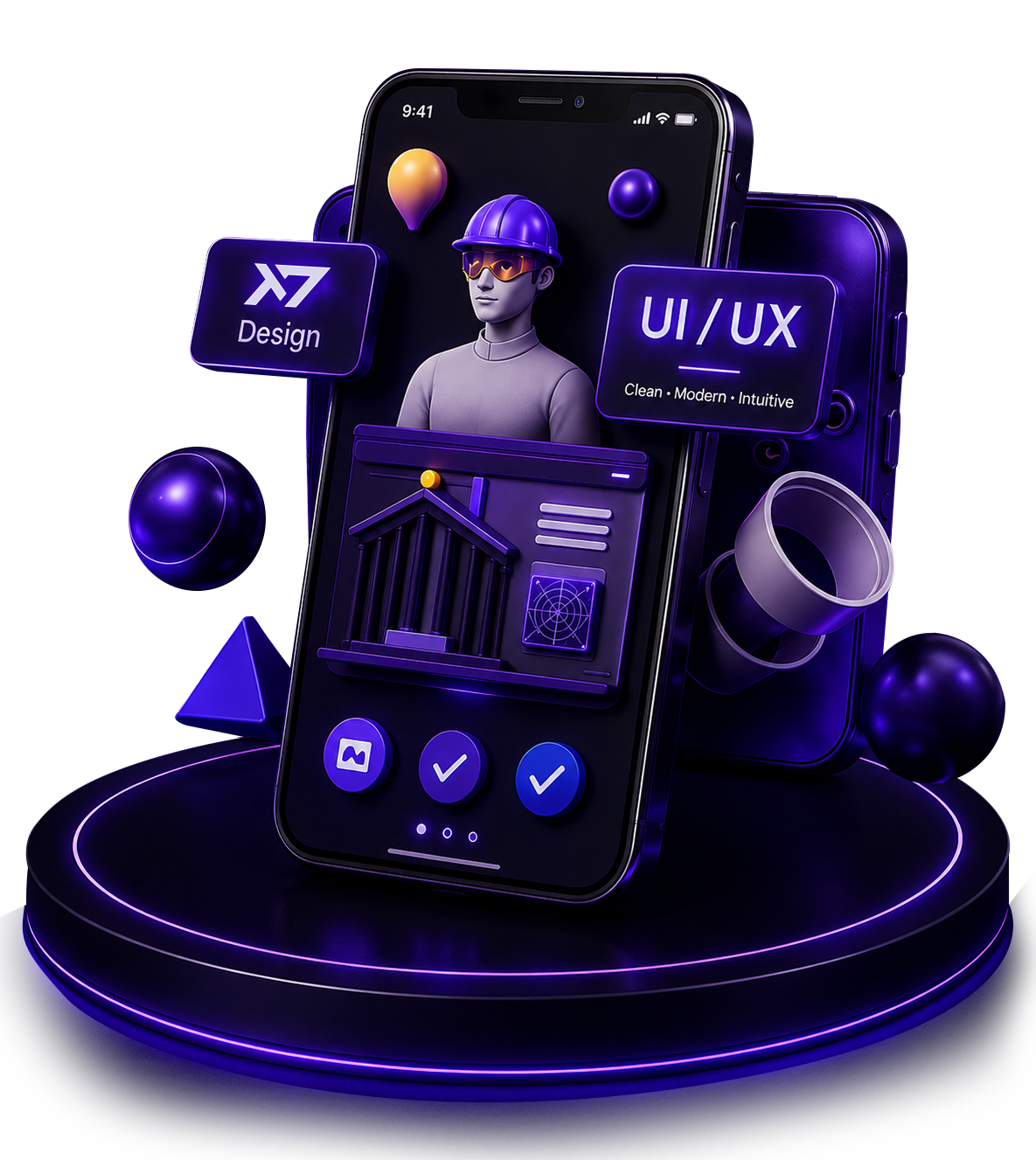 App design illustration